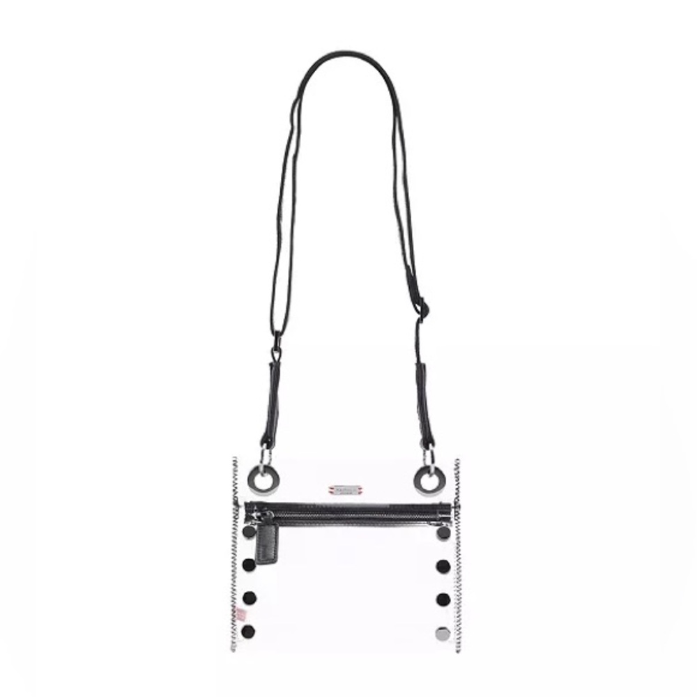 COPY - Hammitt Clear Tony Bag w/ black leather - like new condition